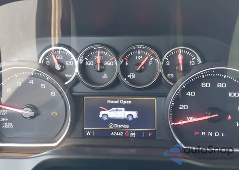 2019 Chevrolet Silverado 1500 Lt z USA, uszkodzony, nr VIN 1GCRYDED6KZ401862